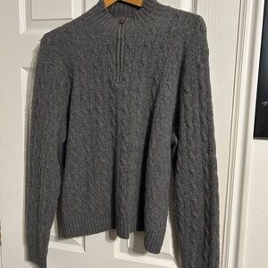Polo by Ralph Lauren Dark Gray Zip Up Sweater
